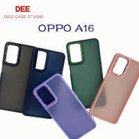 019 เคสหลังด้านกล้องเงา Case oppo A16 ออปโป เอ16 เคสหลังขุ่น กันกระแทก（สินค้าพร้อมส่งจาก กทม）