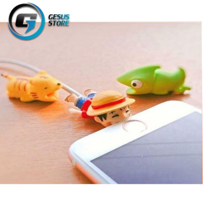 ตัวถนอมสายชาร์จ USB รูปการ์ตูนสัตว์ ป้องกันสายขาด คละลาย BY GESUS STORE