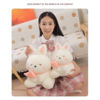 Plush Toy Bunny Cartoon Sleeping Companion Bed Pillow Girl Gifts Decoration Kids