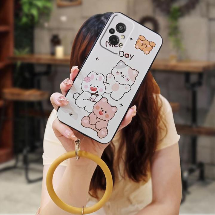creative-cartoon-phone-case-for-redmi-11-prime-4g-luxurious-youth-trend-texture-heat-dissipation-back-cover-protective