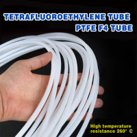 ท่อเทฟลอน ท่อ PTFE F4,สีขาวขุ่น หลอดไฟเบอร์ 0.5-20 มม. ทนต่ออุณหภูมิสูง 260 องศา ทนต่อกรดและด่าง