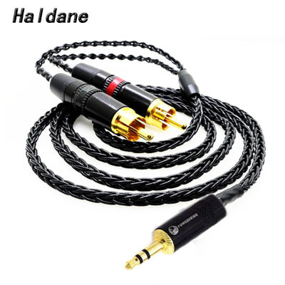 Haldane Silver Plated XLR 2.53.54.4mm Balanced Mlale to Dual 2x RCA Male Audio Adapter Cable 3.56.35mm Stereo to 2RCA Adapter