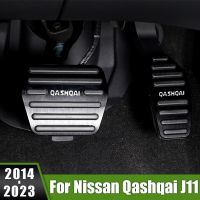 J11สำหรับ Nissan Qashqai J12 2014 2015 2016 2017 2018 2019 2020 2021 2022 2023ฝาครอบแป้นเหยียบคันเร่งเบรกเชื้อเพลิงรถยนต์