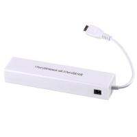 FCU Micro USB 2.0 การ์ดเน็ตเวิร์ก 3 พอร์ตอะแด็ปเตอร์แยกช่อง Micro พอร์ตไฟฟ้า USB