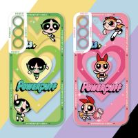 P-Powerpuff Girls Anime Phone Case For Samsung Galaxy S23 S22 S21 S20 FE Ultra 5G S10 A11 A10S A10 A03S A03 A02 Plus Cover Funda Phone Cases