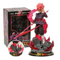 Dragon.Ball Super Saiyan Rose Goku Black Zamasu Luminous Figurine Model Statue Decorative Model Toy Doll for Gift