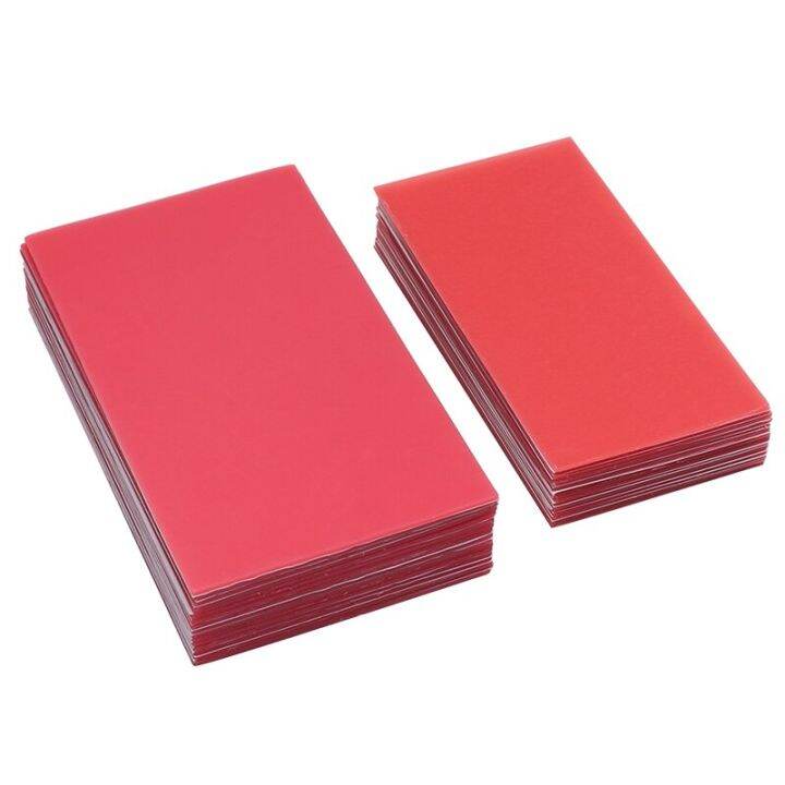1.M/2.0Mm Dental Red Wax Sheet Dental Materials For Denture Laboratory Base Plate Flakes Large