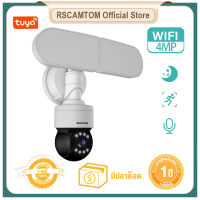 Rscamtom ตรวจจับมนุษย์ปลุก Full HD 2 / 4MP บ้าน WiFi IP กล้อง Full Color Night Vision น้ำท่วมไฟ 1080p กล้องรักษาความปลอดภัยกลางแจ้ง