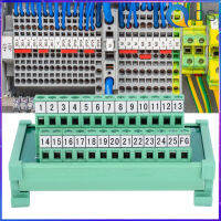 ไฟฟ้าอุปกรณ์ JR-25TDC Terminal Block PLC เชื่อมต่อ PLC โมดูล DB25P 35มม.การติดตั้งราง DIN อุปกรณ์ทางไฟฟ้า