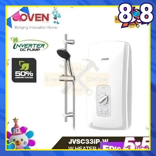 Joven Water Heater with Pump SC33iP Heater Shower Water Heater Pump