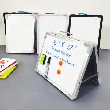 Hape Standing Flip Flat 2 Sided Folding Easel with Blackboard and Whiteboard