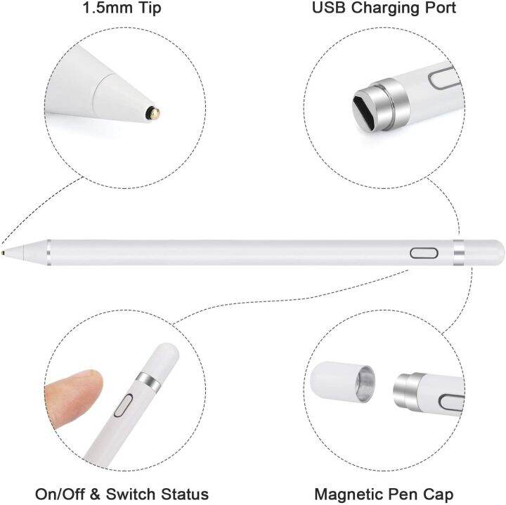 bottles-electron-ปากกาหมึกซึมปากกา-stylus-สากลคาพาซิทีฟหน้าจอสัมผัสไอแพดโปรแอร์2-3มินิ4สไตลัสสำหรับ-huawei-samsung-แท็บเล็ตโทรศัพท์-ios