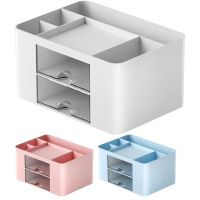 Desk Organizer With Drawers Multifunction Desktop Stationery Storage Makeup