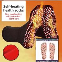 [2PCS]Tourmaline Heating Health Socks ถุงเท้าให้ความร้อนด้วยแม่เหล็ก 513✵▼