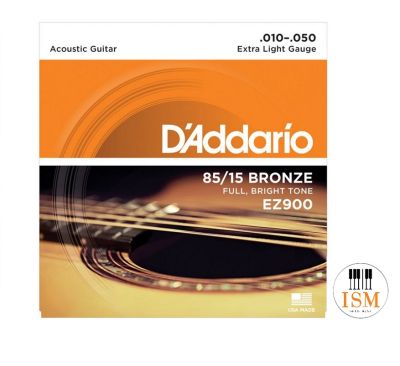 Daddario สายกีต้าร์โปร่ง Acoustic Guitar String รุ่น EZ-900