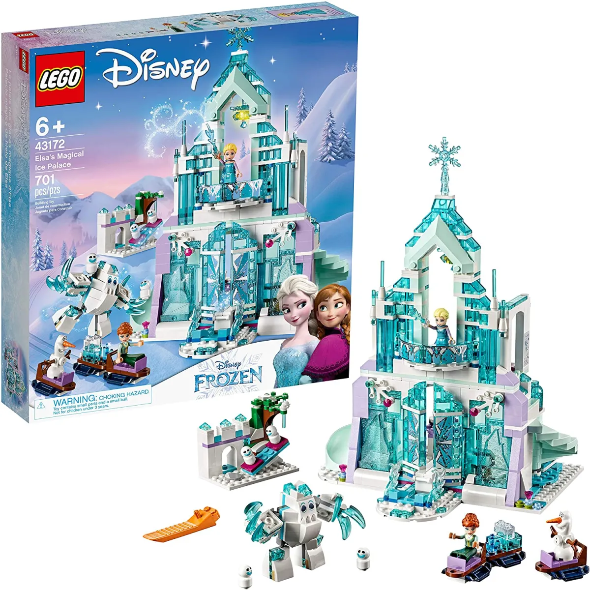 LEGO Disney Frozen Elsa's Magical Ice Palace 43172 bộ đồ chơi xây dựng lâu  đài hình