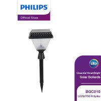 Philips Lighting SmartBright Solar Bollards BGC010 LED2/730 S Spike โคมไฟทางเดินโซล่า BGC010 ทรงเหลี่ยม แบบปักดิน