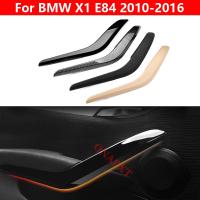 สำหรับ BMW X1 E84 2010-2016ประตูด้านในแผงควบคุมด้านซ้ายที่ครอบที่เท้าแขนประตูภายในดึงแผ่นครอบสีเบจสีดำ