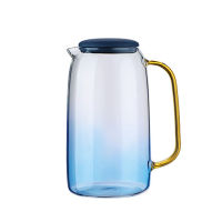 Glass Cold Water Bottle High Borosilicate Glass 1550ml Glass Pitcher Kettle Teapots For Tea Fruit Juice Lemon