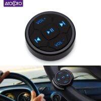 ‘；。【’； Universal Car Motorcycle Bike Steering Wheel Wireless Bluetooth Remote Control Media Button For Mobile Phone Controller Adapter