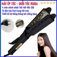 Máy Duỗi Tóc Uốn Cụp RUIDA, Máy Ép Tóc, Máy Là Tóc, Máy Kẹp Tóc, Máy Làm Tóc Đa Năng , Tạo Kiểu Tóc 4 Mức Chỉnh Nhiệt, Máy Là Tóc Thẳng - Máy Duỗi Tóc Thẳng Chính Hãng RUIDA