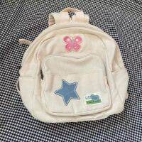 HOT★Preppy Sweet Kawaii Star Schoolbags Japanese Simple Y2k Aesthetic Mini Backpacks Trendy Y2k Aesthetic Casual Women Canvas Bags