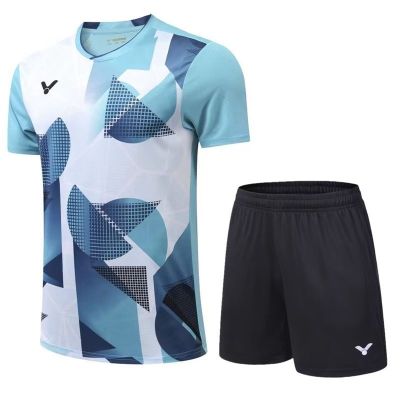 Victor 23 New Badminton Suits Men And Women With Quick-Drying Absorb Sweat Shirt Li Zijia Contest Sleeveless Custom