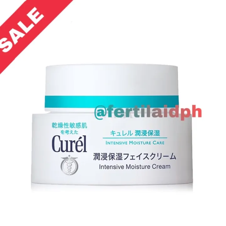 Curel Intensive Moisture Cream 40g For Dry & Sensitive Skin made in