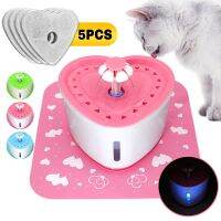 2L Automatic Cat Water Fountain LED Electric Pet Cat Drinking Feeder Bowl Mute Dog Cat Water Dispenser Pets Drinker Feeder