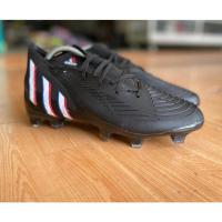 ❖№✹ Soccer shoes Predator Edge.1 FG - Core Black White Murah Outdoor Kasut Bola Sepak Football Shoes Men s Boots Unisex