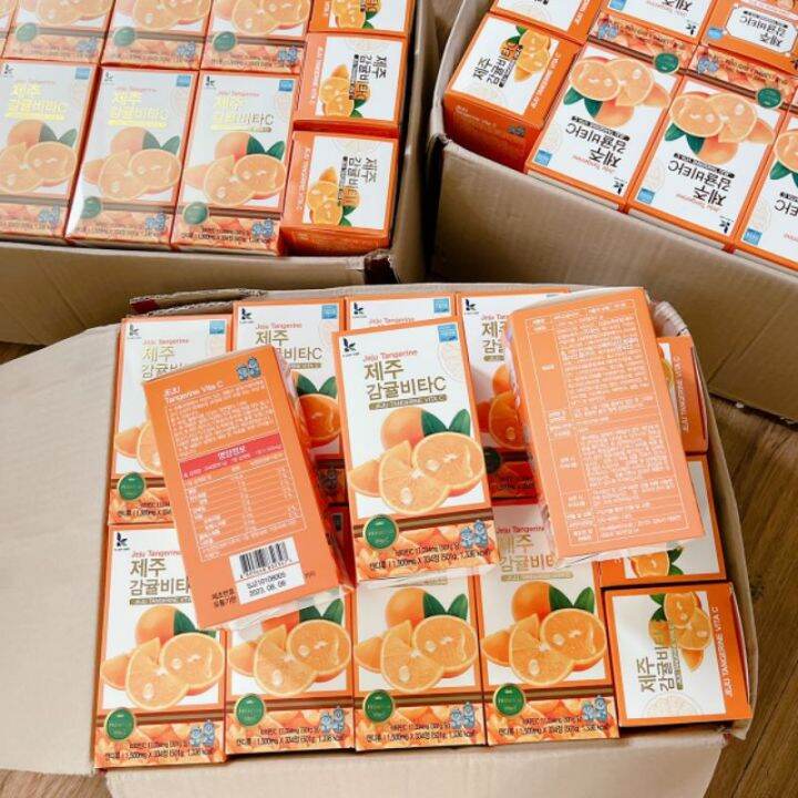 Viên ngậm Vitamin C Jeju Tangerine VITA 334 viên cho cả gia đình, giúp