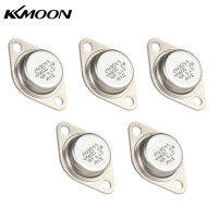 KKmoon 5ชิ้นที่มีคุณภาพสูง2N3055ทรานซิสเตอร์พลังงาน NPN TO-3กรณีโลหะ15A/60โวลต์ชุดของ5ทรานซิสเตอร์