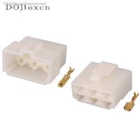 ✽ 1/5/10/20 Sets 6.3 MM 6 Pin Plastic Electrical Wiring Male Female Plug Automobile White Connector DJ7061-6.3-11 DJ7061-6.3-21