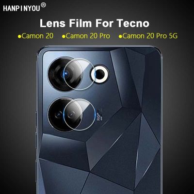 อุปกรณ์ป้องกันเลนส์สำหรับ Tecno Camon 20 /Pro Premier ชัดเจนแบบ HD หลังบางเฉียบกระเป๋าใส่กล้องฟิล์มป้องกันนุ่ม-ไม่กระจกเทมเปอร์