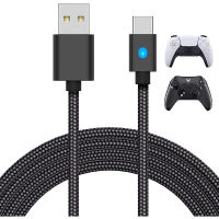 3M USB สายชาร์จชนิด C เข้ากันได้กับตัวควบคุม PS5เกมแพดควบคุมไร้สายสายชาร์จสำหรับ PS 5 /Swtich Pro USB Type-C สาย