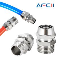 KPC Pneumatic Fitting Nickel plated copper Thread 1/8 1/4 3/8 1/2 BSP 4mm 6mm 8mm Quick Connector Hose Fittings Tube Connectors Hand Tool Parts Access