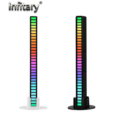 RGB LED Sound Sensing Control Voice Gaming Lamp Bar Music Car Vehicle Atmosphere Phantom Color Sensor Light Novelty Rhythm