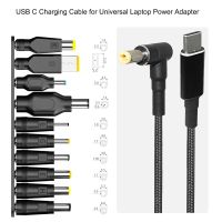 1.8m 100W USB Type C Cable Adapter for Asus Hp Lenovo Laptop USB-C to Universal Connector Jack Plug Converter Laptop Power Cable