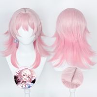 Honkai Star Rail 7Th March Cosplay Wig Pink March 7Th Kafka Herta Trailblazer Wig Halloween Party Women Wig Costume Accessories