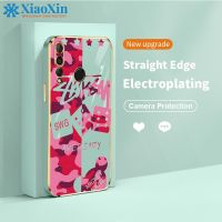 XiaoXin สำหรับหัวเว่ย nova 4 5I P20 Lite 2019หรูหราสีชมพูมิกกี้ลูกเต๋ากันชนนุ่มป้องกันกรณีโทรศัพท์