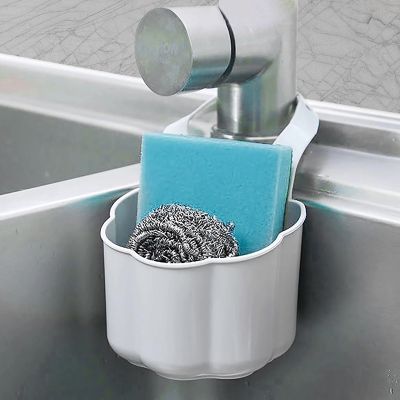 【CW】 Faucet Drain Rack Sink Sponge Debris Plastic Hanging Storage Basket cocina