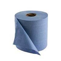 กระดาษเช็ดคราบ 2 ชั้น Cleaning Towel blue ขนาด 22CM X 34CM 750SHEETS, 36GSM, EMBOSSESD