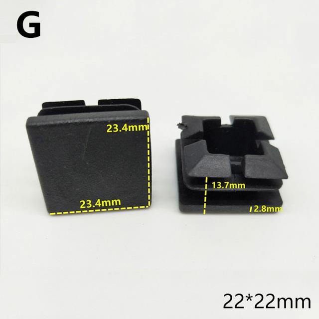10pcs-pack-square-plastic-black-blanking-end-cap-tube-pipe-insert-plug-bung-furniture-accessories10-15-19-20-22-25-30-35-40-50mm
