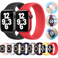 สายซิลิโคนนิ่มยืดได้สำหรับ Apple Watch,รุ่น41/40/38มม. 45/44/42มม. ซีรีย์7 /Se/ 6/5/4/3/2/1