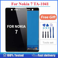 สำหรับ Nokia 7 N7 2017 TA-1041จอแสดงผล LCD ที่มีหน้าจอสัมผัส Digitizer สมัชชาเต็มรูปแบบด้วยเครื่องมือซ่อมแซม