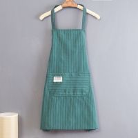 Lovely Fashion Adult Smock Sleeveless Apron Female Kitchen Household Polyester Cotton Work Oil Proof