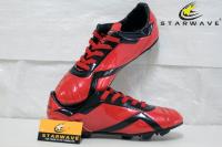 Starwave รองเท้า ฟุตบอลเด็ก (สตั๊ด ) Football Shoes SF65 เบอร์ 0.5  สีแดง