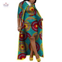 [COD] Cotton African Womens Batik Printed Trench Set AliExpress 1pc Dropshipping