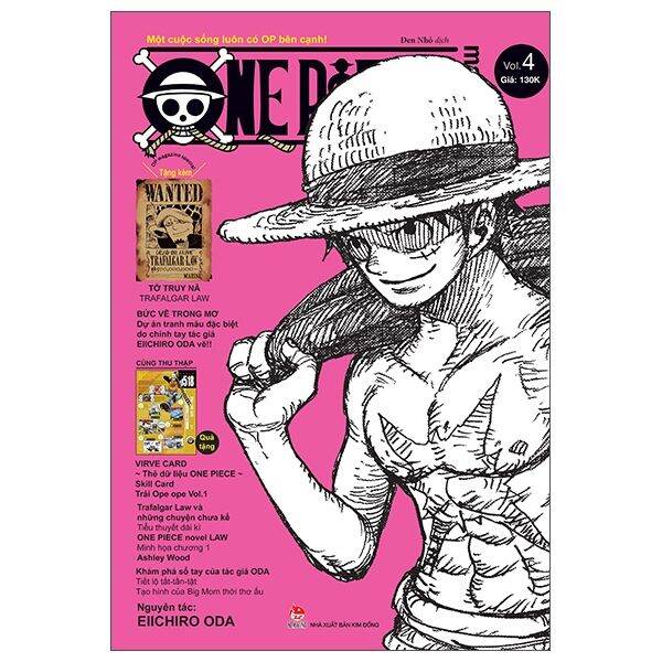 Fahasa - One Piece Magazine - Tập 4 - Tặng Kèm Tờ Truy Nã Law + Vivre Card  Trái Ope Ope | Lazada.Vn