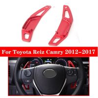 YuBao For Toyota Reiz Camry 2012-2017 Corolla 2014-2018 Zelas 2011-14 Car Steering Wheel Shift Extension Paddles Shifters Red 2X